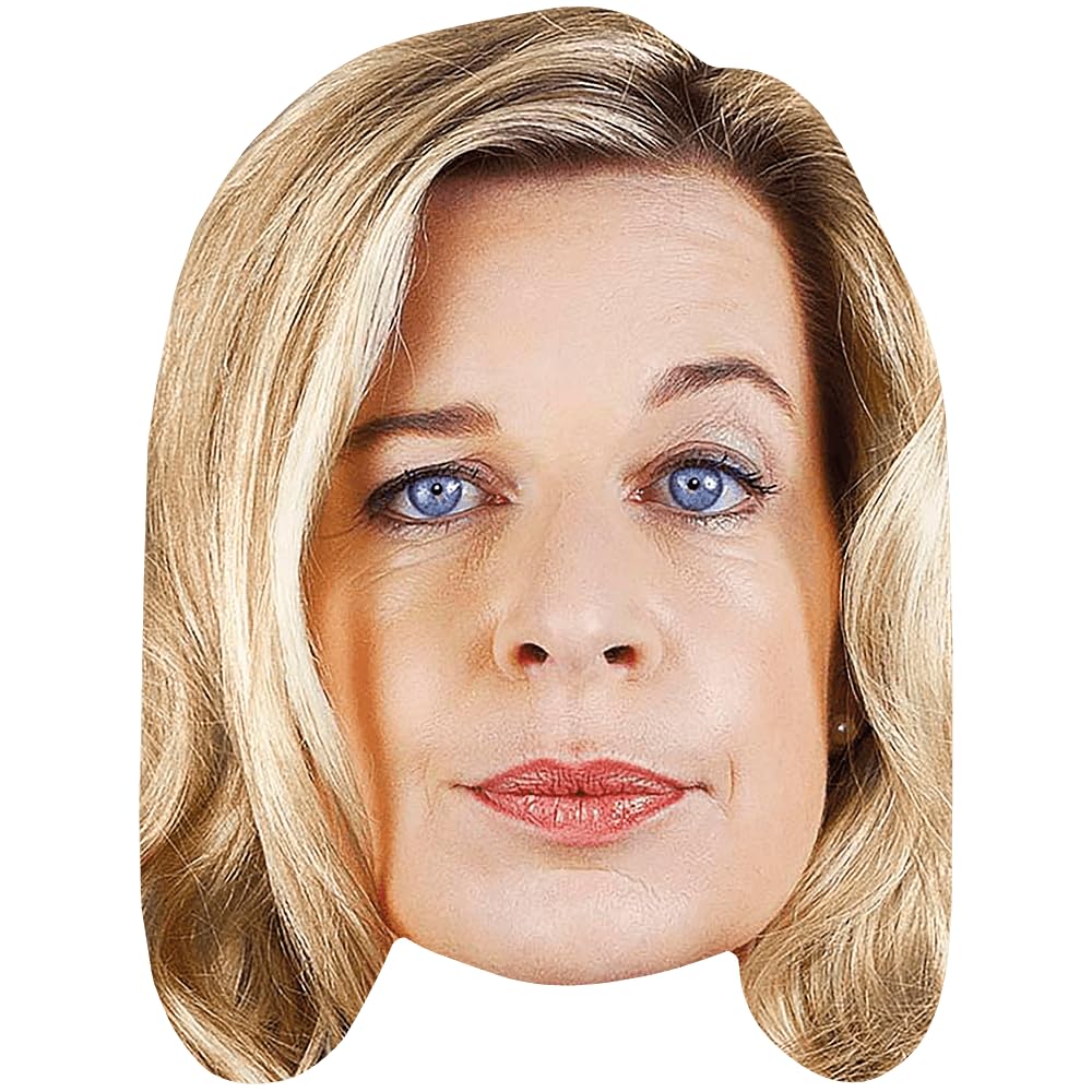 Katie Hopkins (Lipstick) Celebrity Mask, Flat Card Face, Fancy Dress Mask