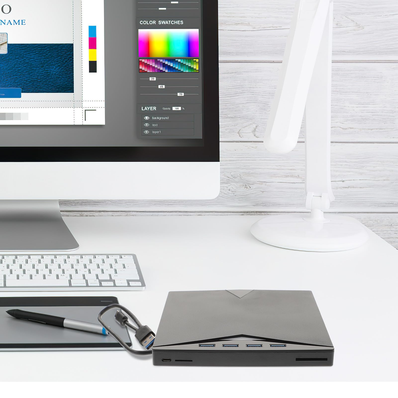 Unità Dvd Esterna USB Type-c 3.0 per Notebook e Desktop