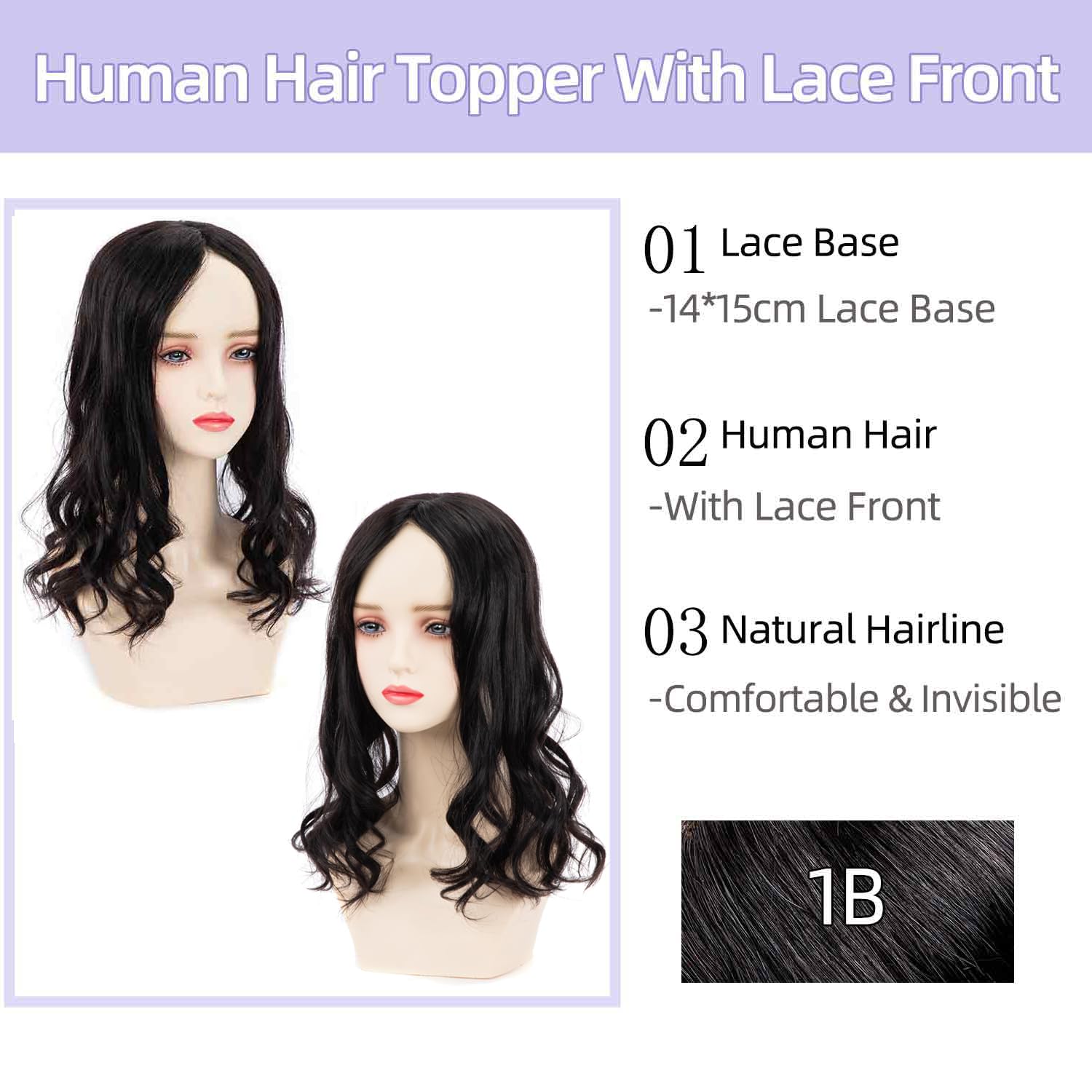 Synthetic Hair Topper, 12\