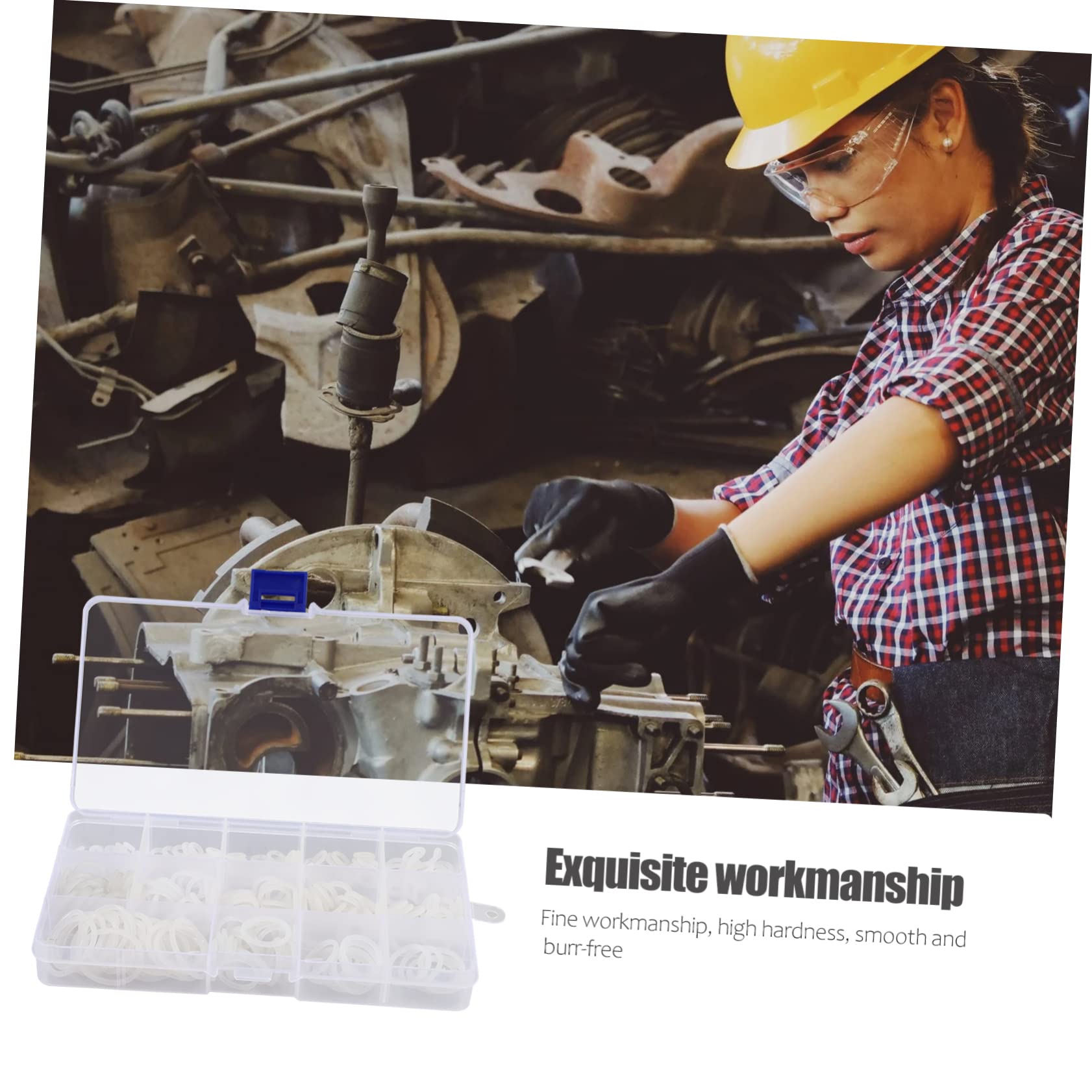 Ciieeo 3 Set Rondelle Ricambio Nylon Assortimento Guarnizioni Impermeabili Per Riparazioni Idrauliche E Automotive Per Perdite E Accessori 260 Pezzi*3