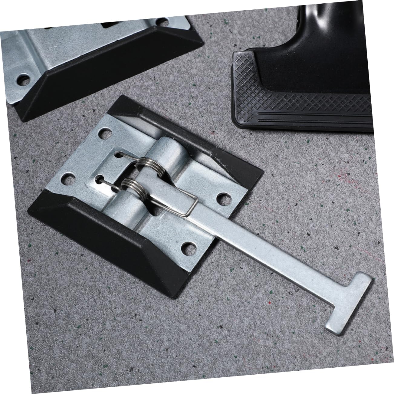 Alipis 2sets Sturdy Rv Door Latch Cargo Trailer Door Hook Easy Install t Handle Lock for Trucks Enclosed Trailers