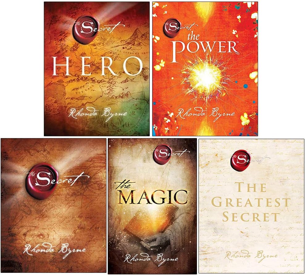 Rhonda Byrne The Secret Series 5 Books Collection Set (Hero, The Power, The Secret, The Magic [Paperback], The Greatest Secret)