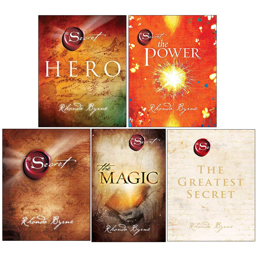 Rhonda Byrne The Secret Series 5 Books Collection Set (Hero, The Power, The Secret, The Magic [Paperback], The Greatest Secret)