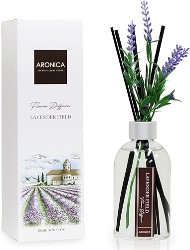 Miniatura 11 de Aronica Difusor de Aroma de Canela para Cocina, Decoraciones de Oficina, Aroma de Vainilla y Canela, Difusor de Varillas de Flores, Aroma
