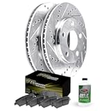 Front Brakes and Rotors Kit &vert;Front Brake Pads&vert; Brake Rotors and Pads&vert; Ceramic Brake Pads and Rotors &vert;fits 2014-2019 Suzuki S-Cross&comma; 2016-2018 Suzuki Vitara