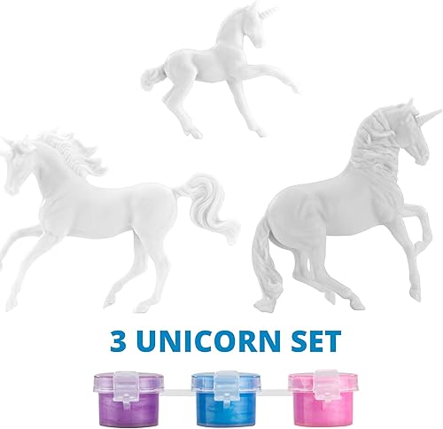 Vista 58 de Breyer Horses Stablemates - Juego de manualidades de unicornio atrapasoles Escala 1:32 Modelo #4238, talla única, juego de 5 piezas, pastel al