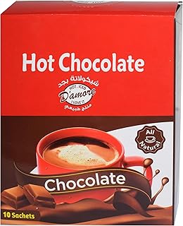 D'amore Hot Chocolate plan 10 sachets 30 grams each