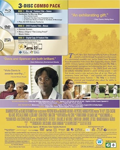 Miniatura 3 de The Help (Three-Disc Combo Blu-rayDVD + Digital Copy)