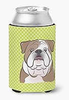 Vista 152 de Caroline's Treasures BB1293LITERK Tablero de ajedrez verde lima Weimaraner Botella de vino Hugger Funda Enfriadora Abrazador Lavable a Máquina