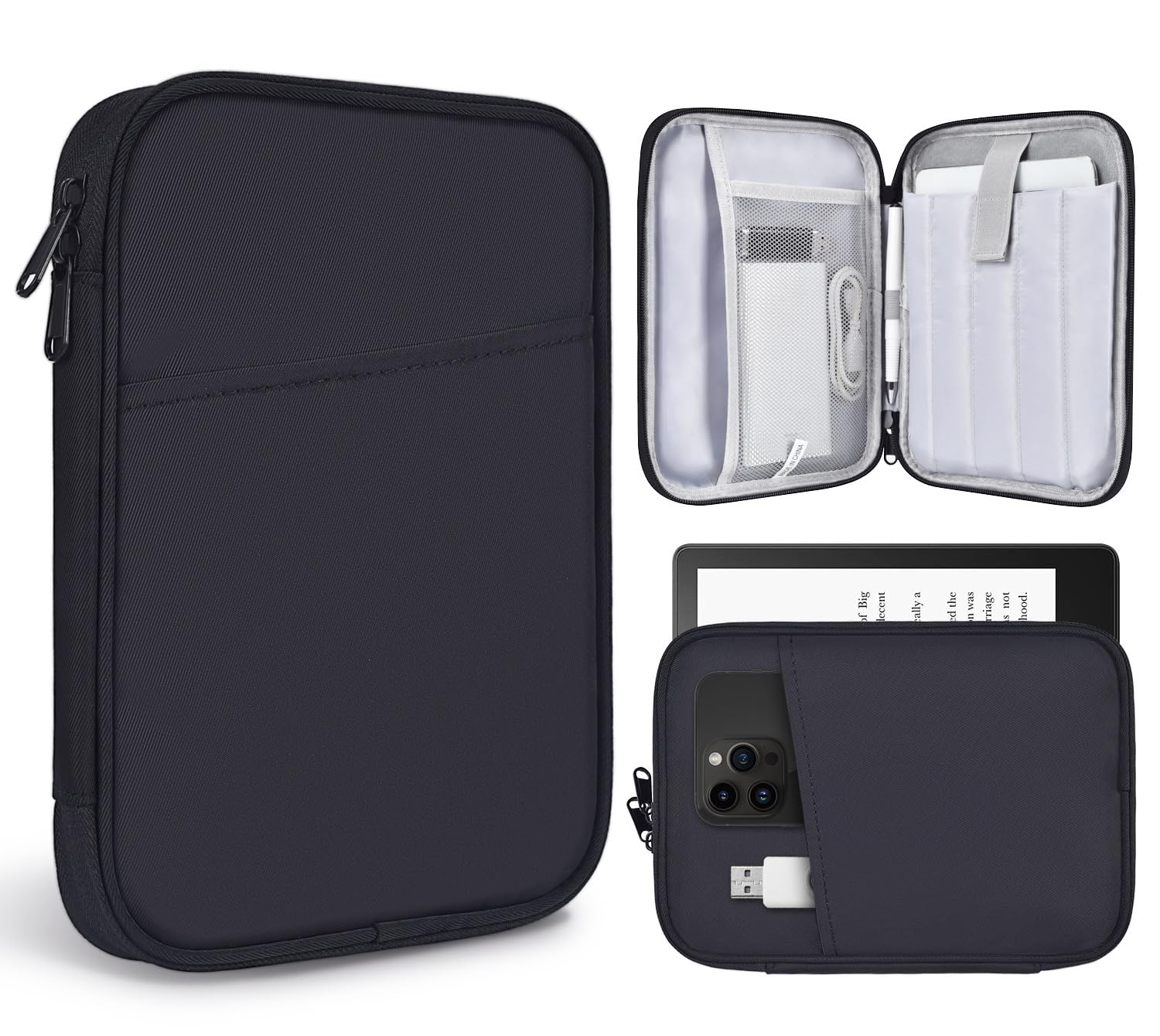 Amazon.com: 6-7 Inch E-Reader Tablet Carrying Sleeve for 7