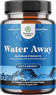 Water Away Pills Maximum Strength - Herbal Diuretic Pills for Water Retention for Fast Acting Bloating Relief for Women and Men - Easy To Take Water Retention Pills for Women and Men - 90 Servings