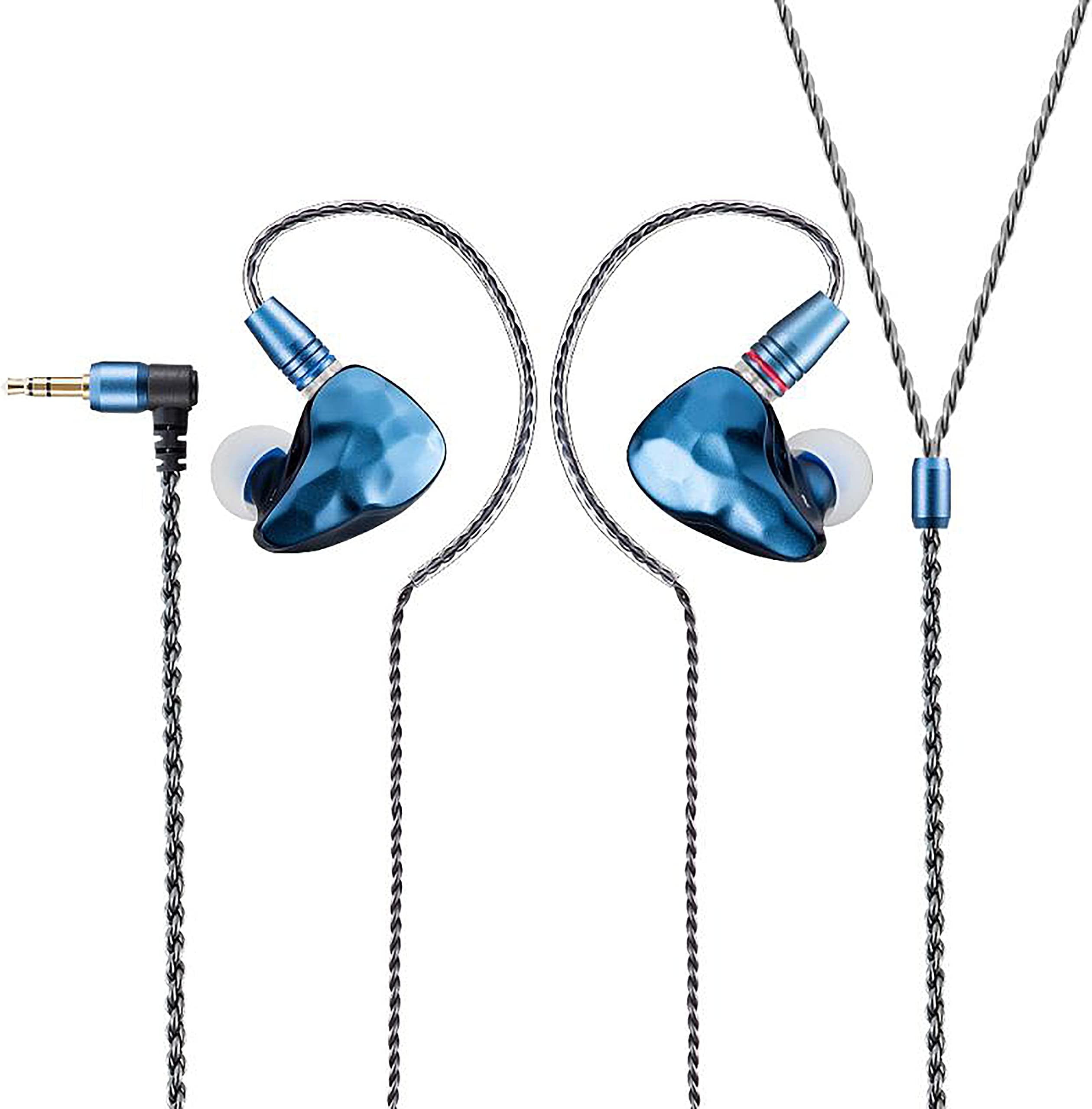 in-ear monitor earphones, ikko oh1 crystal sound quality singer earbuds rich bass IEMs With 2 -pin interchangeable wired lightweight instrument separation fidelity headphones