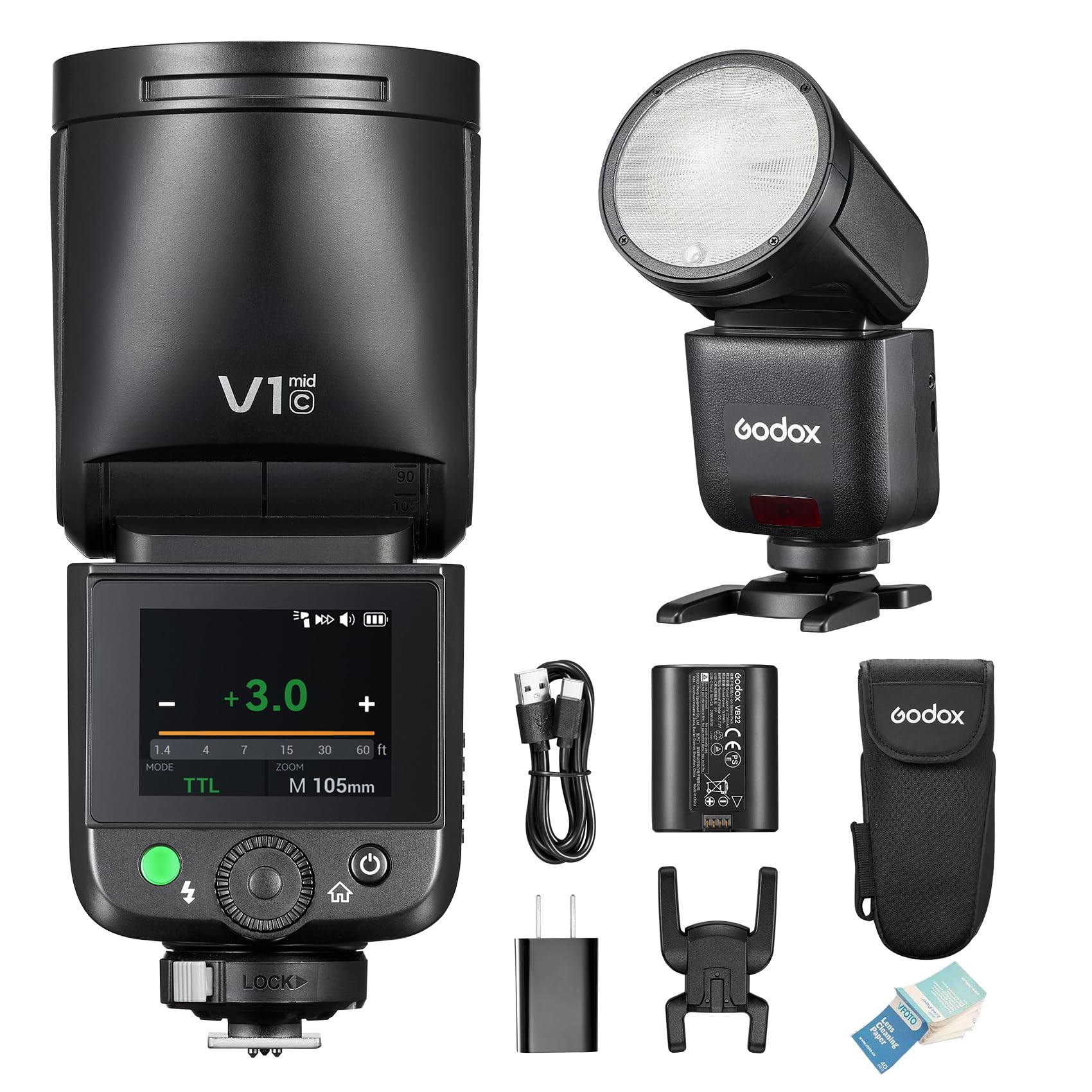 Amazon | 【GODOX正規代理店】GODOX V1mid C V1midC タッチスクリーン