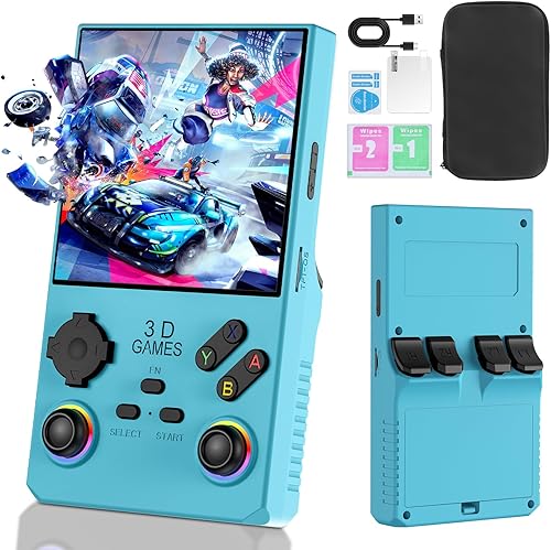 Consola de juegos portátil retro V40MAX 2025, incorporada en más de 40.000 juegos clásicos, más de 40 simuladores, sistema Linux, reproductor de