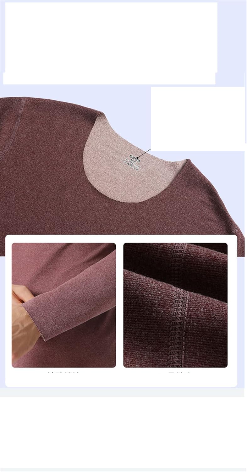 Ruereuu Men's Thermal Underwear Trousers Winter Thickening Thermal Underwear Suit