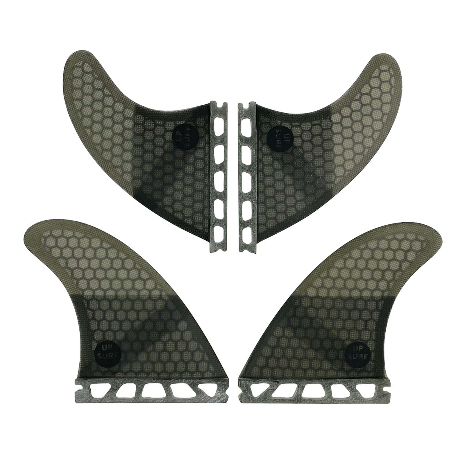 Planche De Surf Quad Future Fins Fibre De Verre Four Fin Thruster Set Rayon De Miel