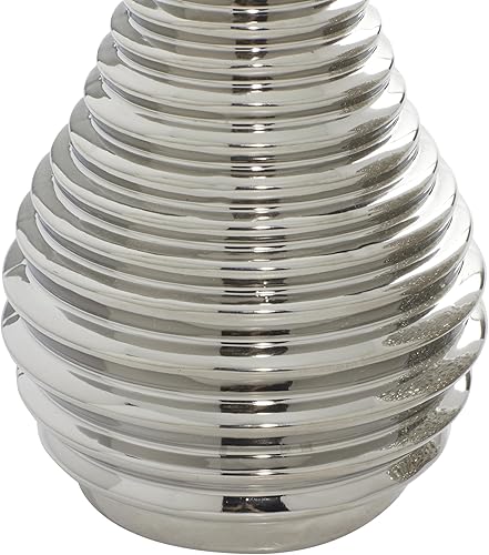 Miniatura 4 de Deco 79 - Vaso de cerámica, 3 colores, 8 x 5 pulgadas