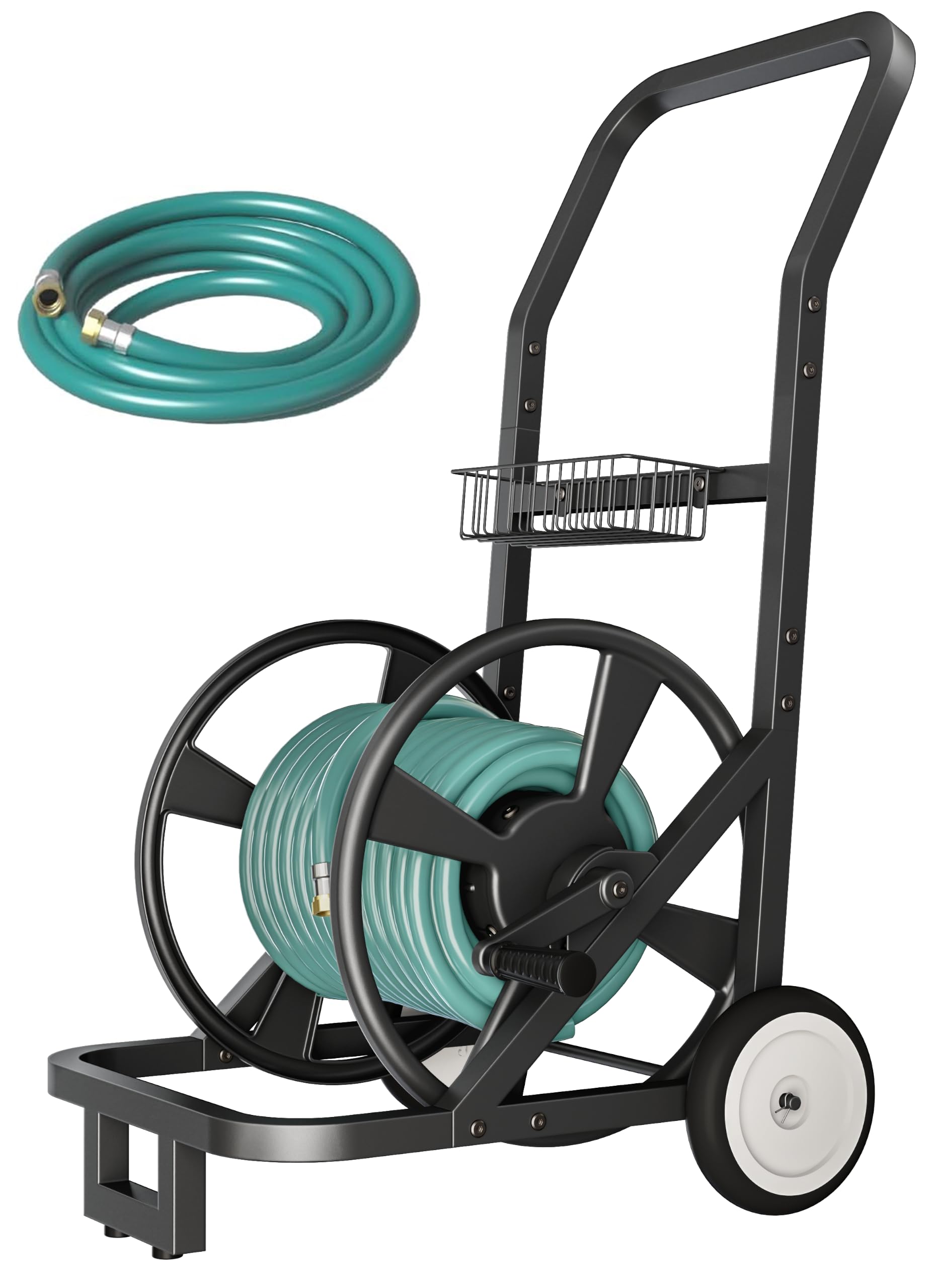 Artigarden Garden Hose Reel Cart with Wheels