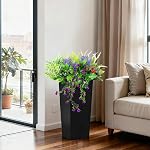 Artificial Plants 14 Bundles Outdoor – UV Resistant Faux Greenery with Flowers & Shrubs, Hanging Stems Fake Plants for Porch, Patio, Window Boxes, Planters, Garden Indoor Home Summer Decor