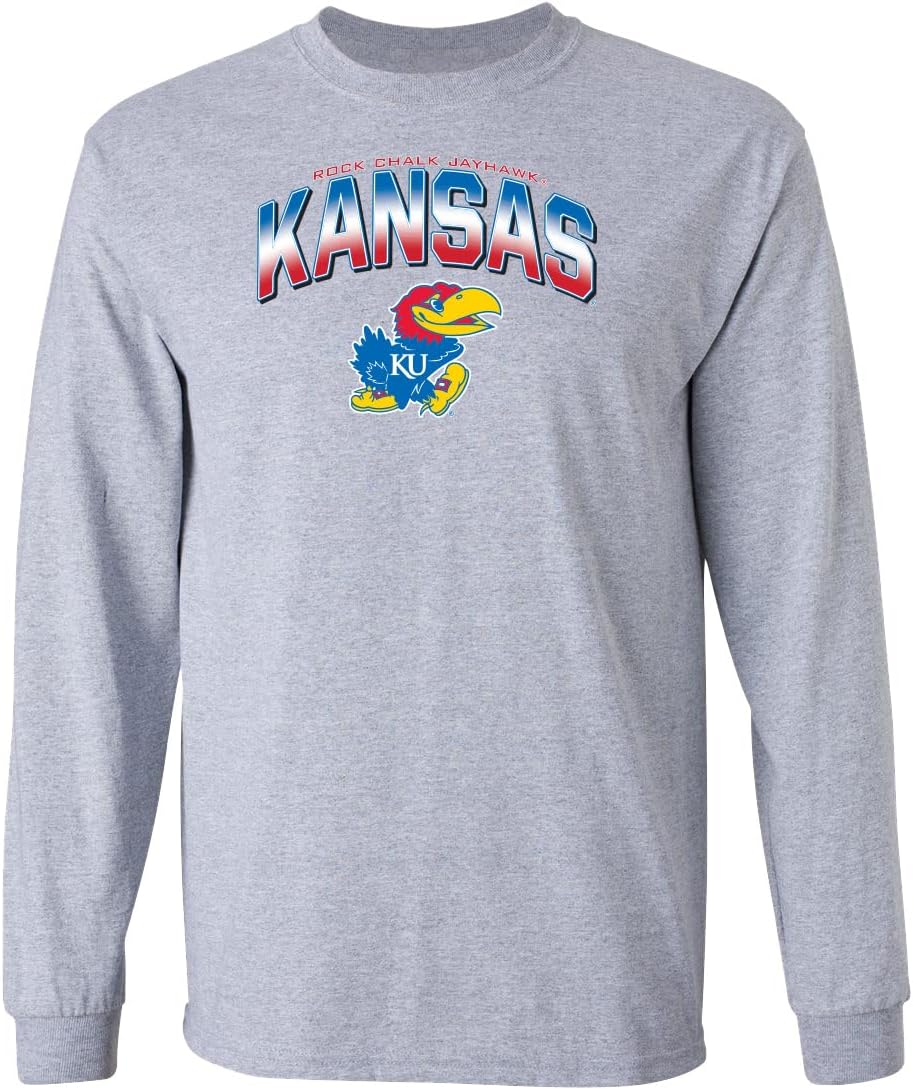 CornBorn Kansas Long Sleeve Shirt - KU Long Sleeve Tshirt - Pick Your Design