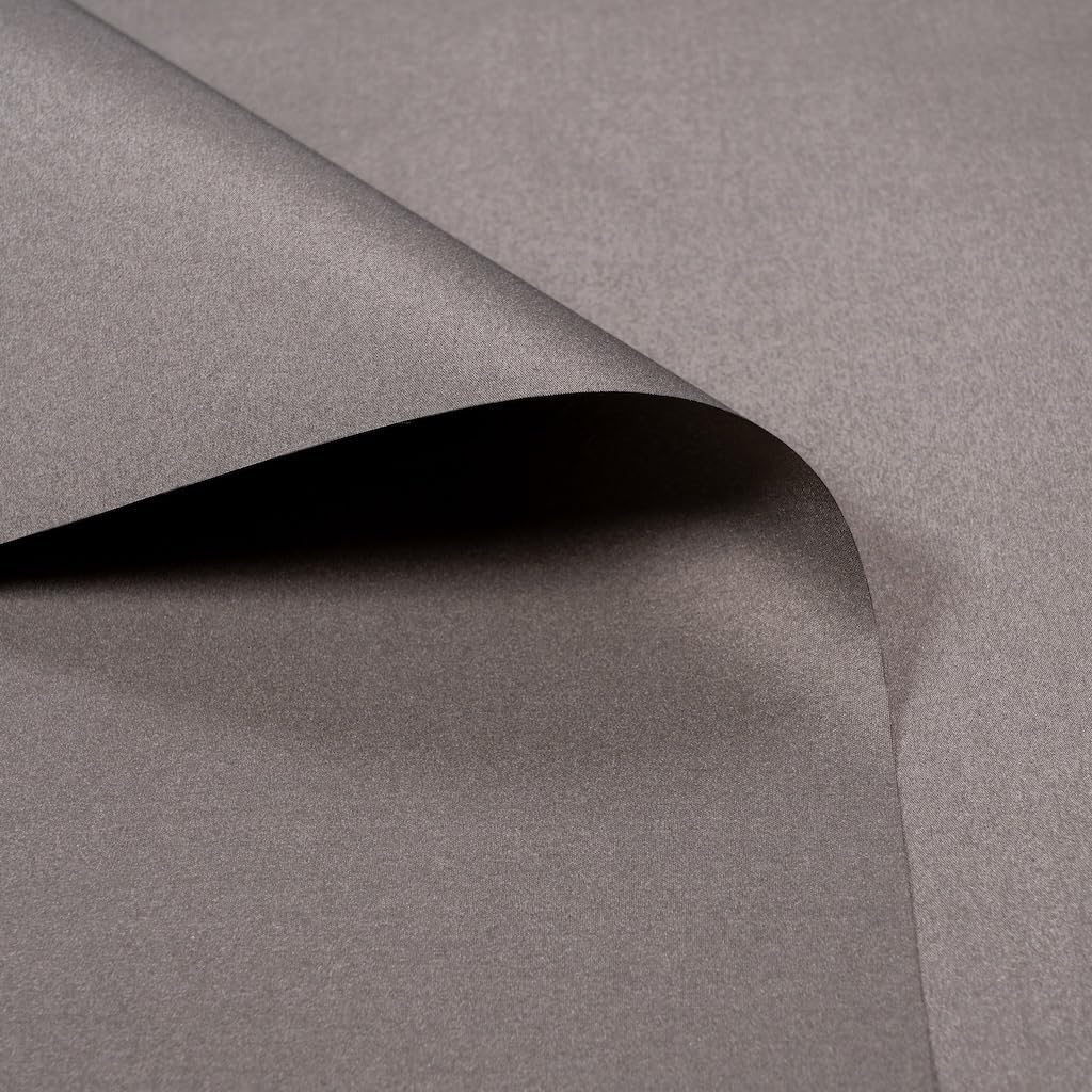 Mission Darkness TitanRF TechWeave Faraday Fabric (170um) 44" W x 36" L // Conductive Nickel Copper Polyester Woven Material Blocks RF Signals WiFi Cell Bluetooth RFID EMF (Silver Color)