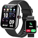 Smart Watch for Women Men, Smartwatch for iPhone & Android Bluetooth (Answer/Call) Built-in Alexa, 1.91