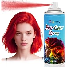 Red Hair Spray, Temporary Hair Color Spray For Kids Women Men, Temporary Hair Dye Washable Hair Color Wax,Non-Sticky Color Hair Spray for World Cup 2026,Cosplay,Fans Party,Halloween FireRed