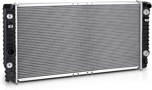 M-AUTO Radiador de aluminio estilo OE compatible con Oldsmobile Aurora 1997 97 con enfriador de aceite de motor DPI 2490