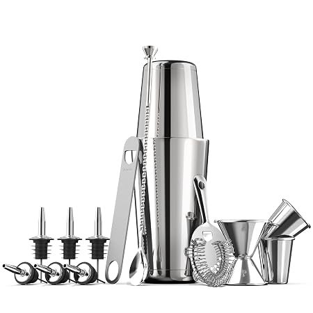 FineDine 14-Piece Cocktail Shaker Set
