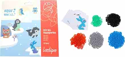 Plaques Pour Aquaperles - Lot De 5 - 8x8cm - Loisir Créatif Enfants