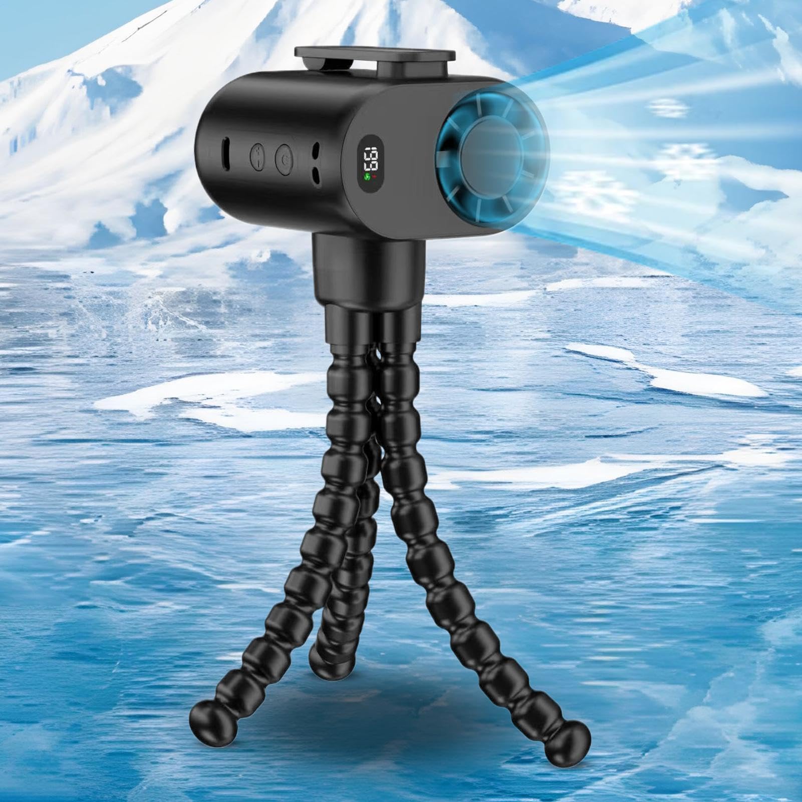 Ventilatore Portatile Per Passeggino Ricaricabile Mini Portatile Smontabile | Ventilatore Per Seggiolino Auto E Bici per casa ufficio scrivania campeggio auto viaggio barbecue palestra