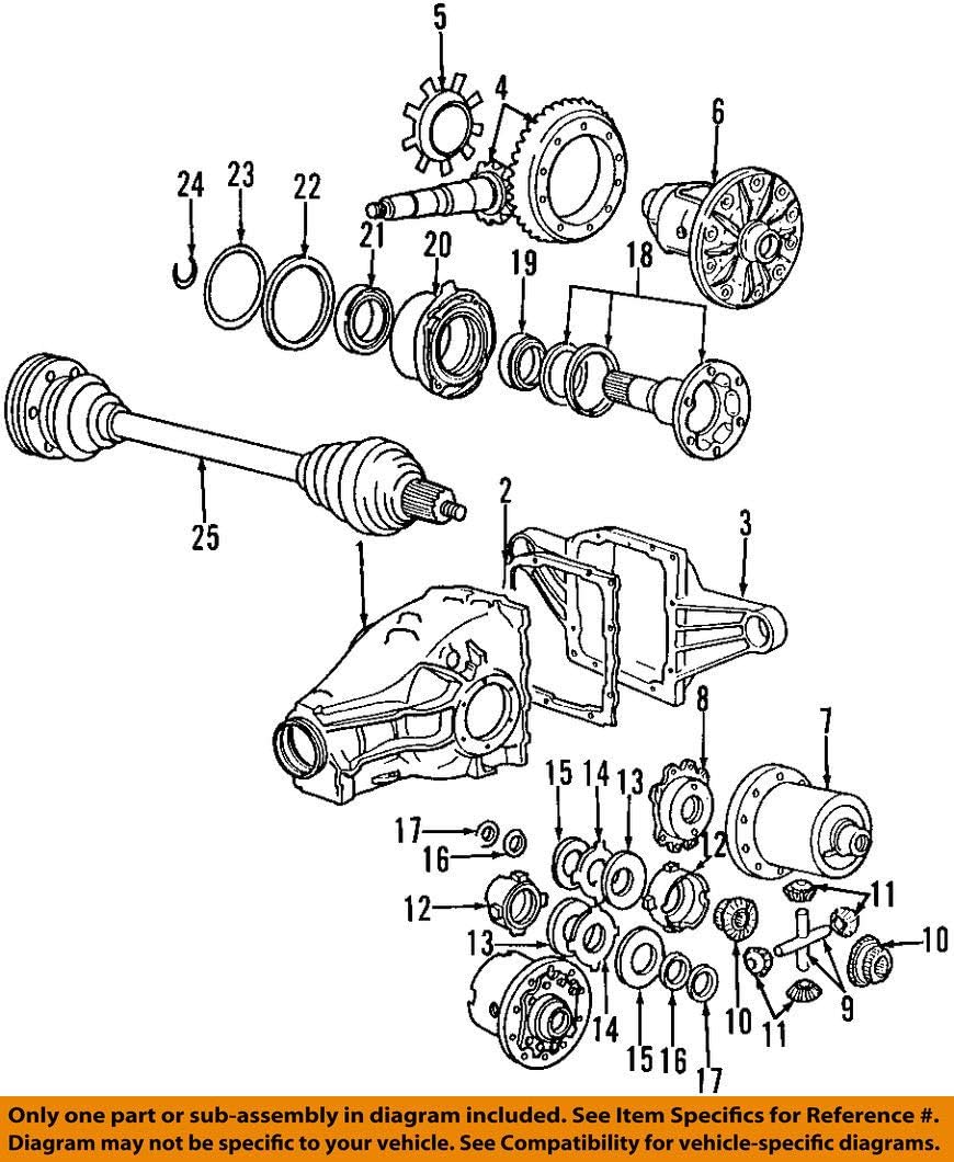 Bmw 33 10 7 505 604 Shaft Seal With Pack Lock Service Ring 85 1