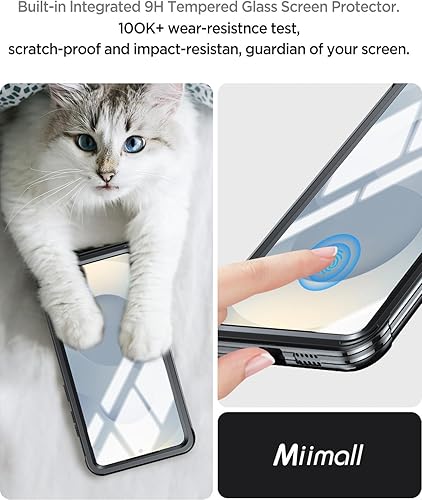 Miniatura 3 de Miimall Magsafe - Funda delgada para Samsung Galaxy S24, potentes imanes compatibles con MagSafe, PC y TPU, ultra fina, antiarañazos, antihuellas, a