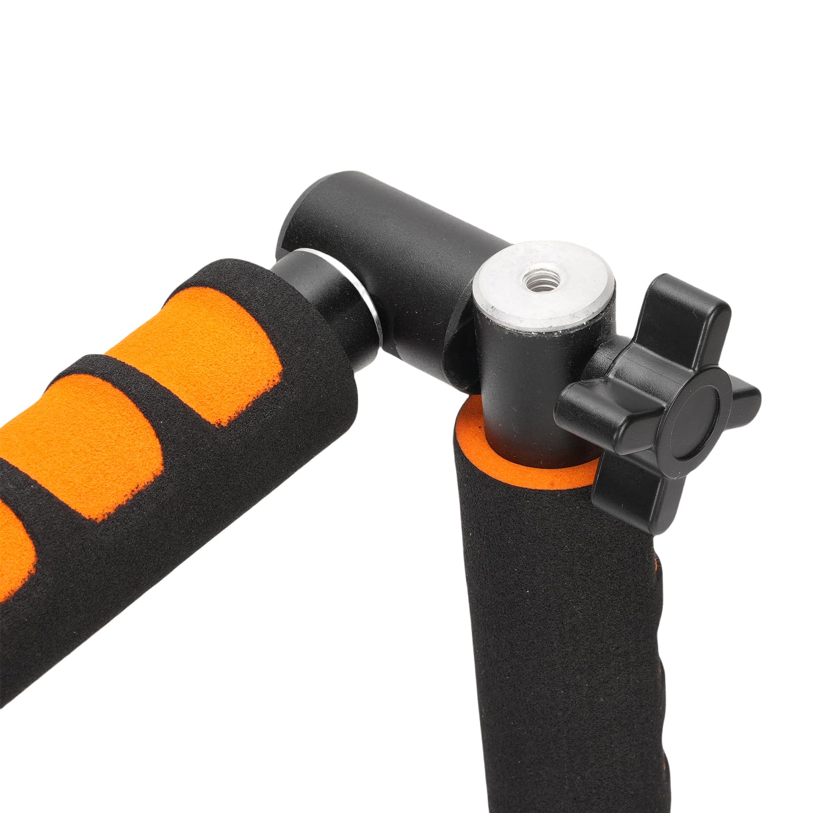 Syrisora Kit Supporto Spalla Fotocamera, Pieghevole in Lega di Alluminio, per DSLR Kit Stabilizzatore Videocamera con Maniglia Regolabile in Altezza