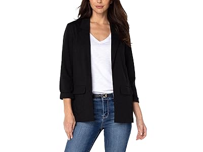 Liverpool Los Angeles Petite Boyfriend Blazer w/ Princess Darts Women