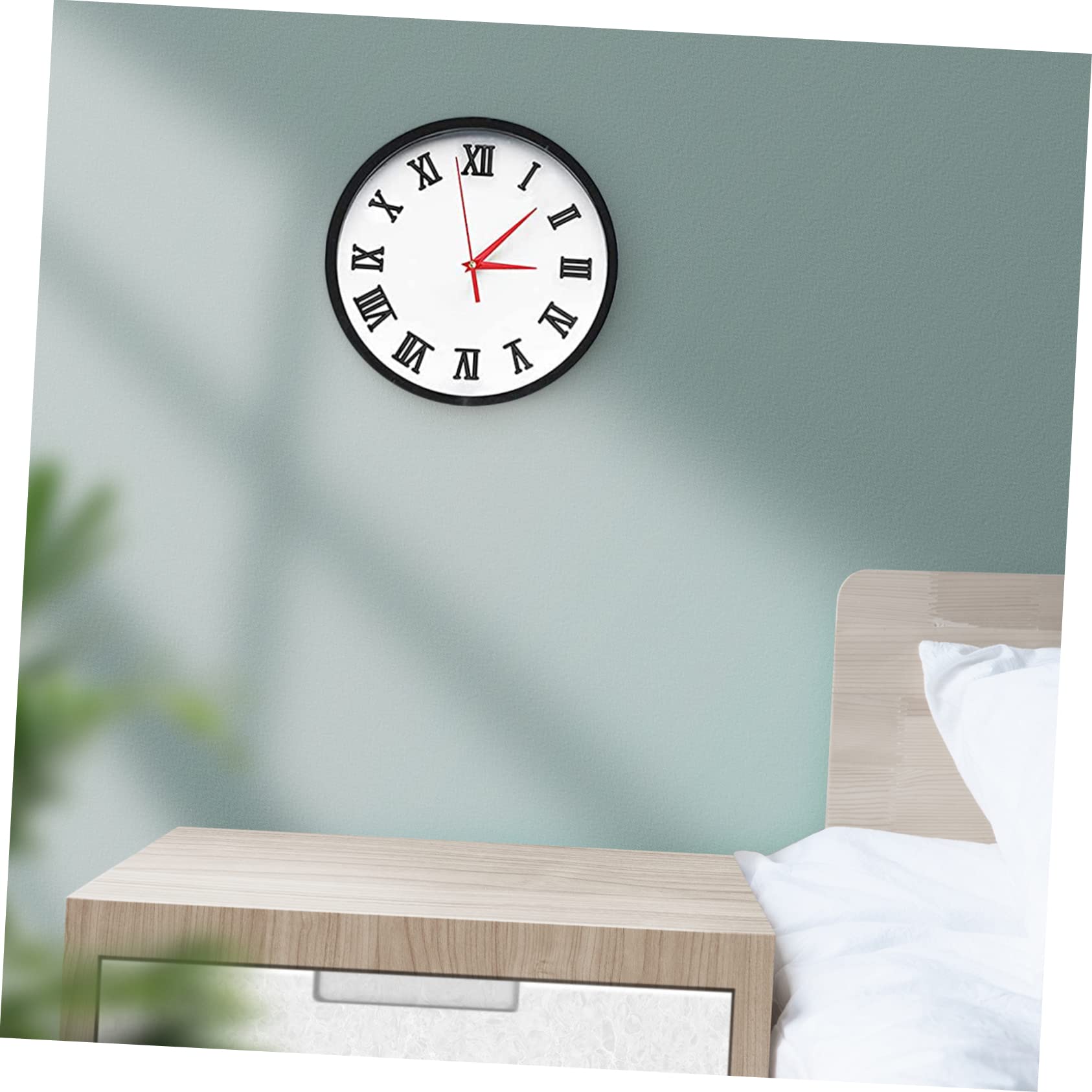 6 Stück Quarz Uhrwerk Ersatz für Wanduhr, Selbstgemacht, Zuhause | Kunststoff, Einfache und Feine Ausführung, für Schlafzimmer und Wohnzimmer, Praktisch als Ersatzteil
