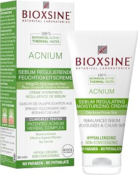 Bioxsine Acnium Sebum Regulating Moisturizer for Oily Acne Prone Skin