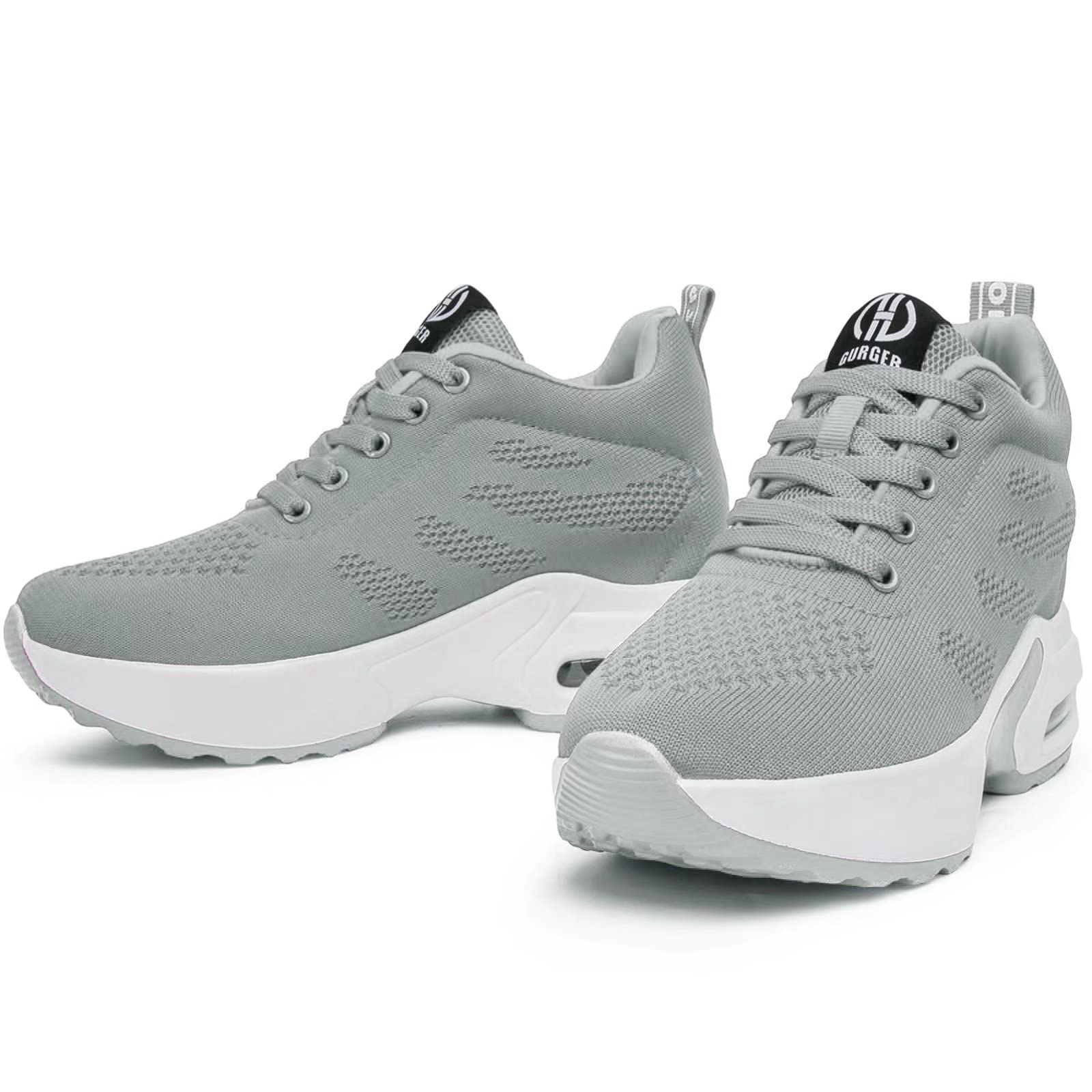 Sneakers Zeppa Donna Scarpe con Zeppa 7CM Casual Scarpe da Ginnastica Fitness Sportive
