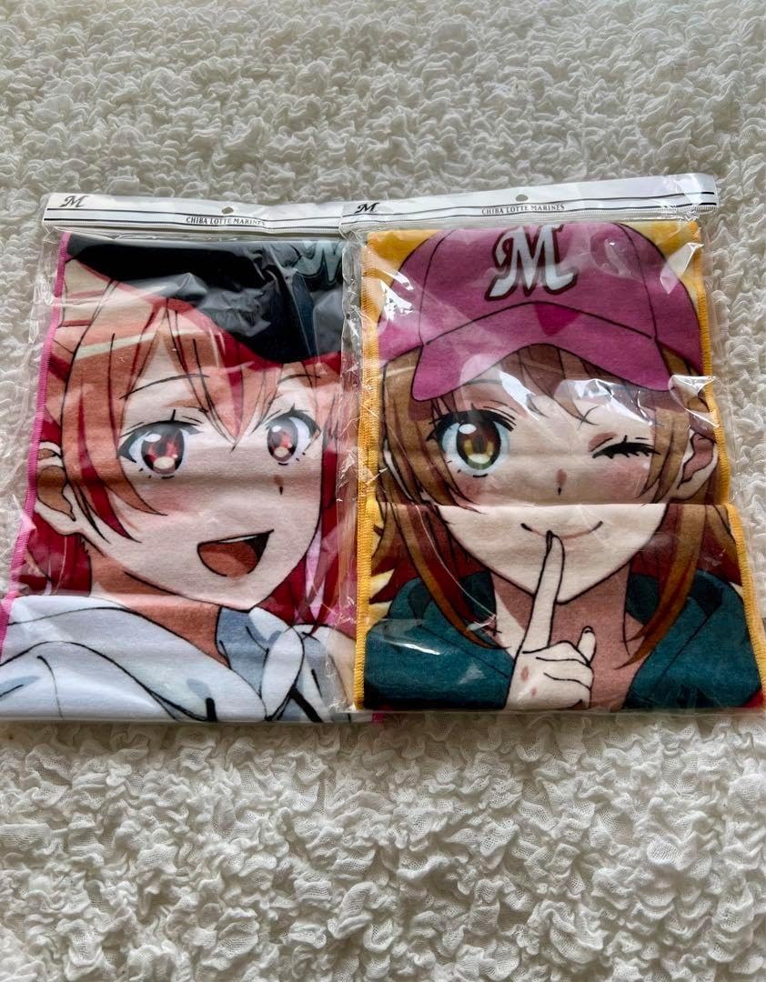 Oregail Marines Collaboration Muffler Towel Set Yui Iroha My Youth Romantic Comedy is Wrong As I Expected.