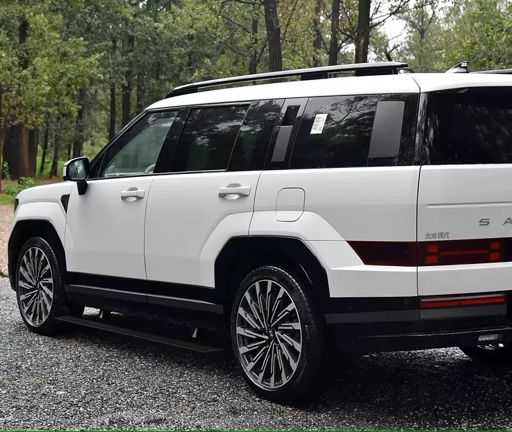 2PCS Deployable Power Running Board Side Steps Fit for Hyundai Santa Fe 2024-2025 Electric Running Boards Side Steps