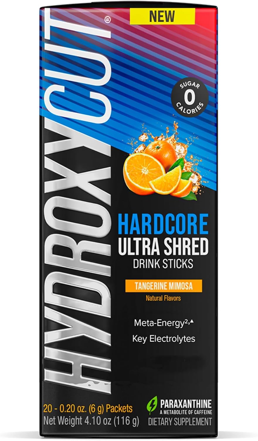 Hydroxycut Drink Mix, Hardcore, Ultra Shred, Tangerine Mimosa