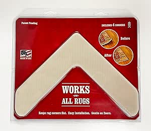 Dycica Curl Stop Anti-Curling Rug System (Pack Of 4 Corners) : Buy