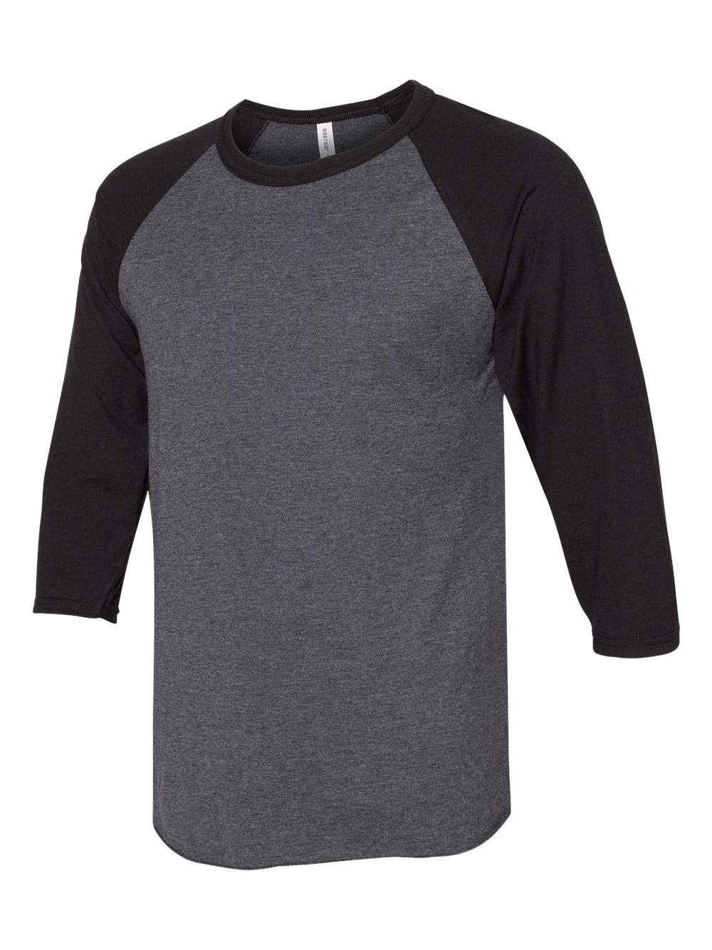 Jerzees Maglia da baseball raglan filato ad anello da 147,4 g per adulti