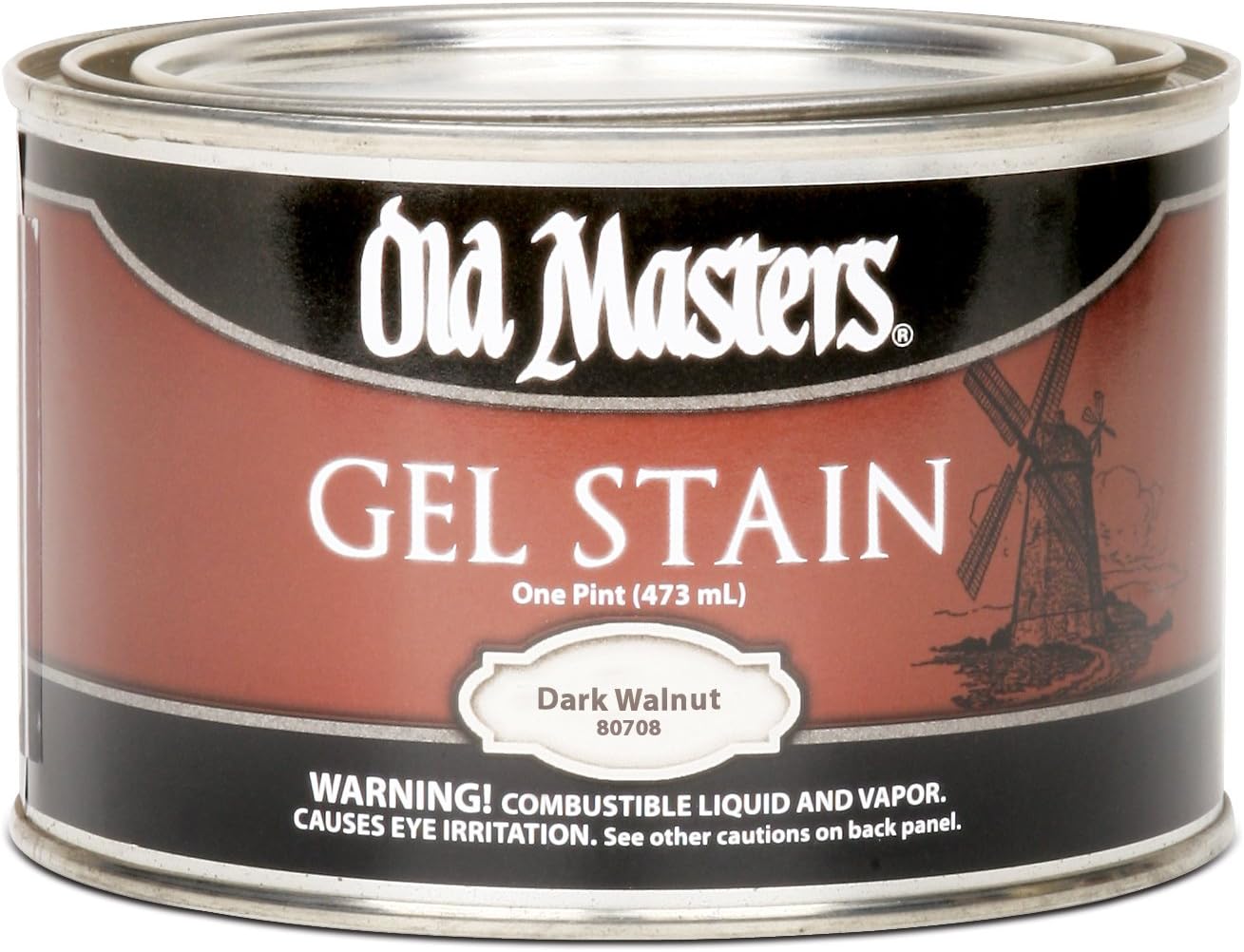 Dark Walnut 80708 Gel Stain, 1 Pint (Single), 16 Fluid Ounces