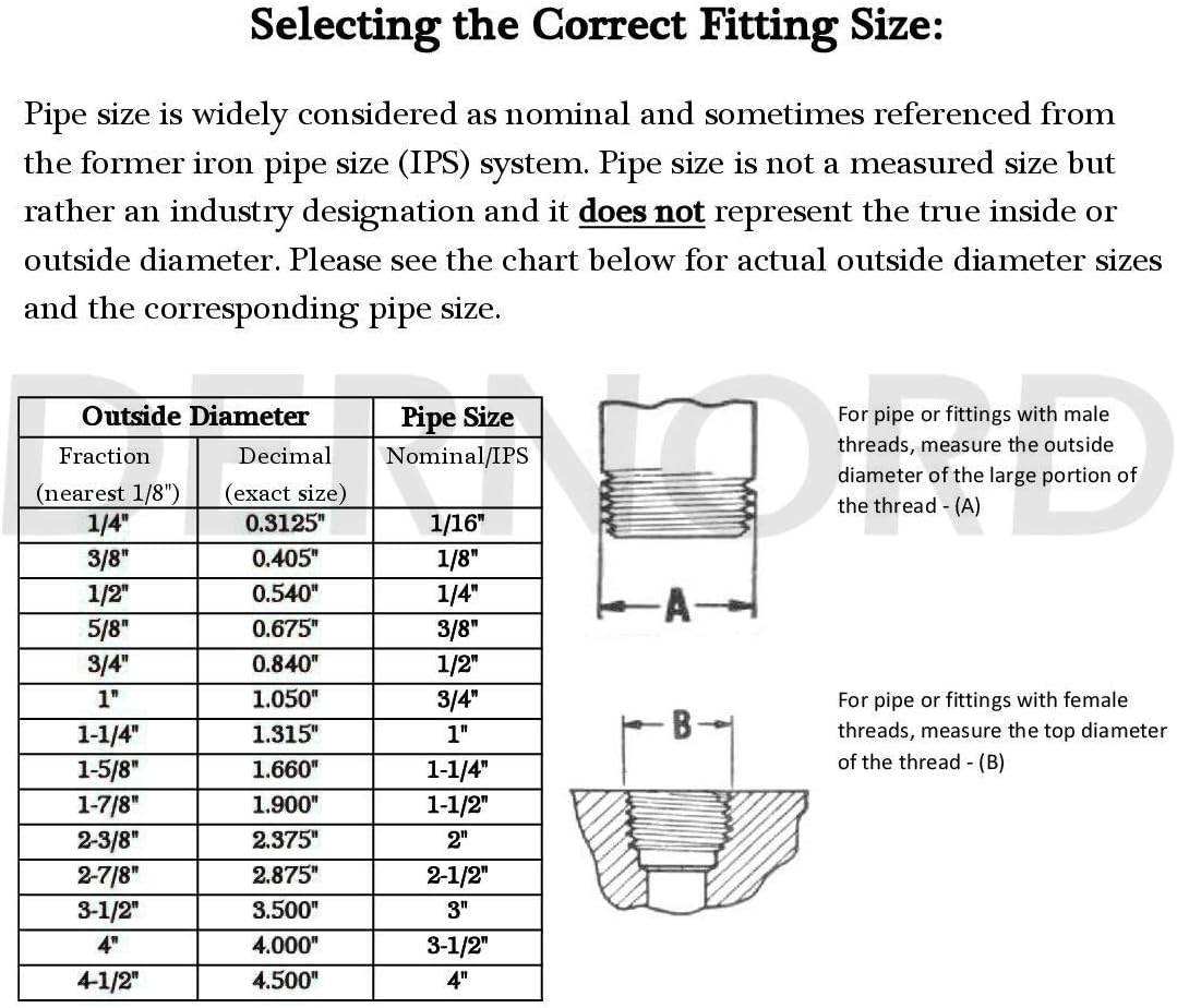 DERNORD Sanitary Male Threaded Pipe Fitting to TRI CLAMP (OD 50.5mm Ferrule) (Pipe Size: 3/4" NPT)