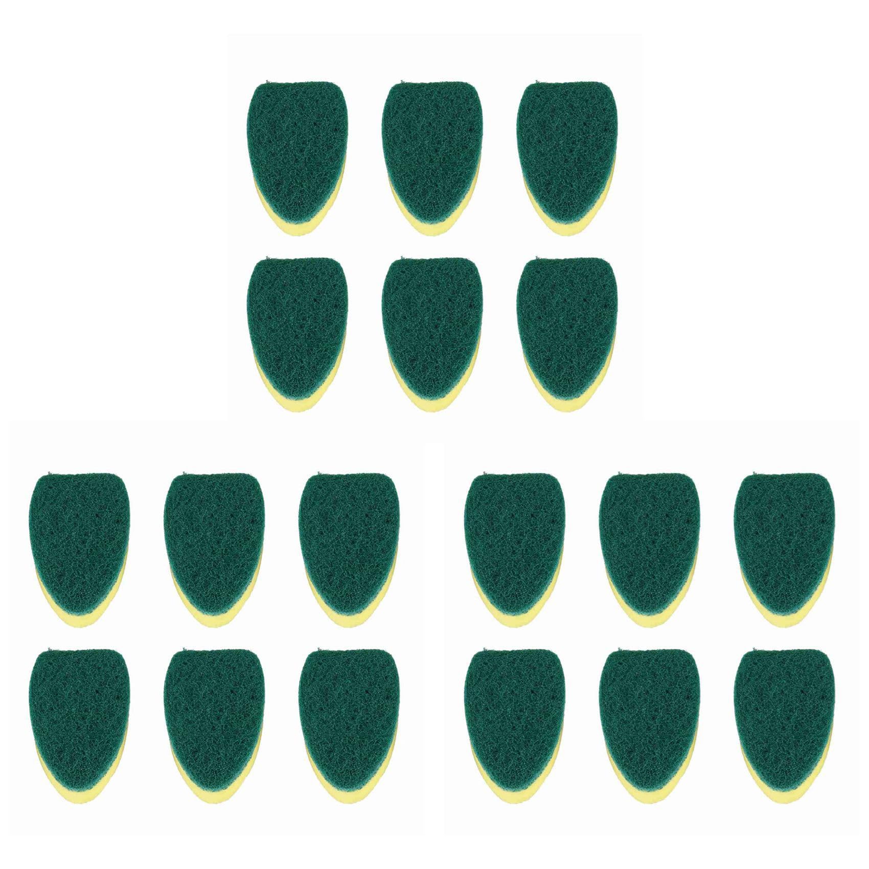 Vjsujehgy 18 Pack Dish Wand Refills Sponge Heads, Dish Wand Brush Replacement Sponge Dish Pads for Kitchen Cleaning Brush