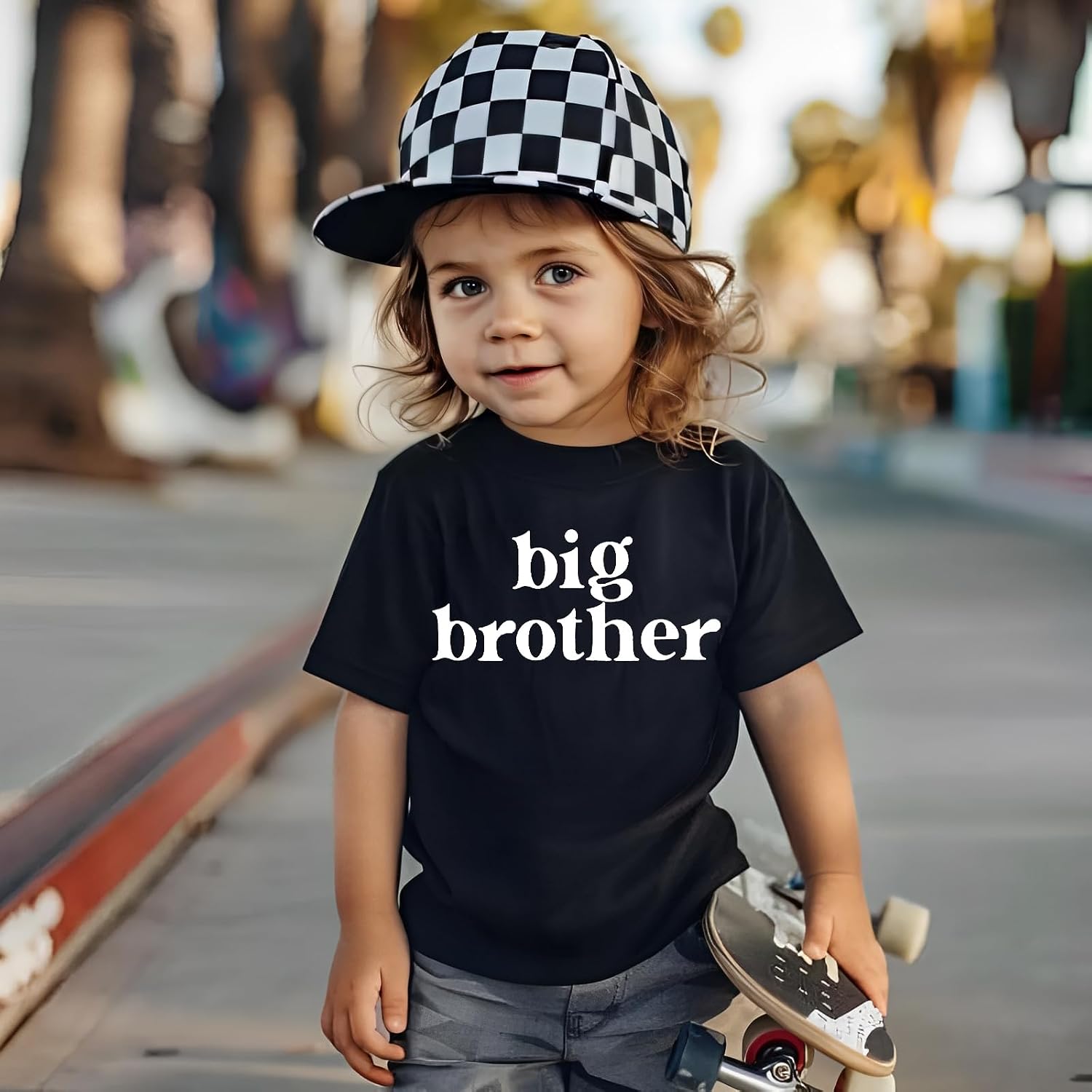 IZYJOY Big Brother Shirt Toddler Baby Boys Promoted to Big Brother T-Shirt Announcement Short Sleeve Sibling Outfit