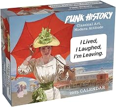 Punk History 2025 Day-to-Day Calendar: Classical Art, Modern Attitude