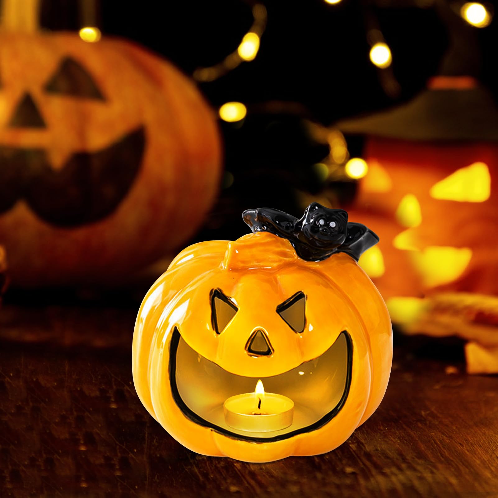 Gespenster Kerzenständer Halloween Deko - Gruseliger Kerzenhalter Für Kamin & Wohnzimmer