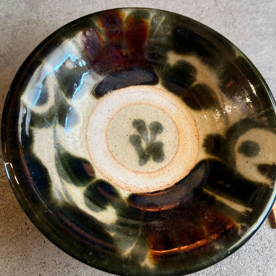 沖縄やちむん 横田屋窯 4.5寸皿 ⑨